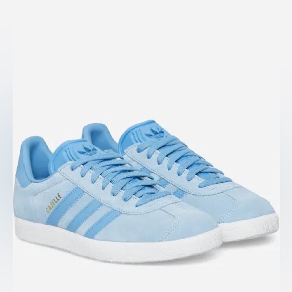 NWT Adidas Gazelle in Clear Blue/Light Blue